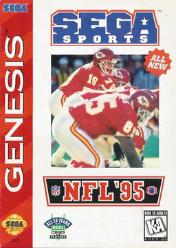 NFL '95 box art for Sega Genesis